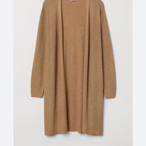 H&M long camel cardigan - Picture 2 of 4